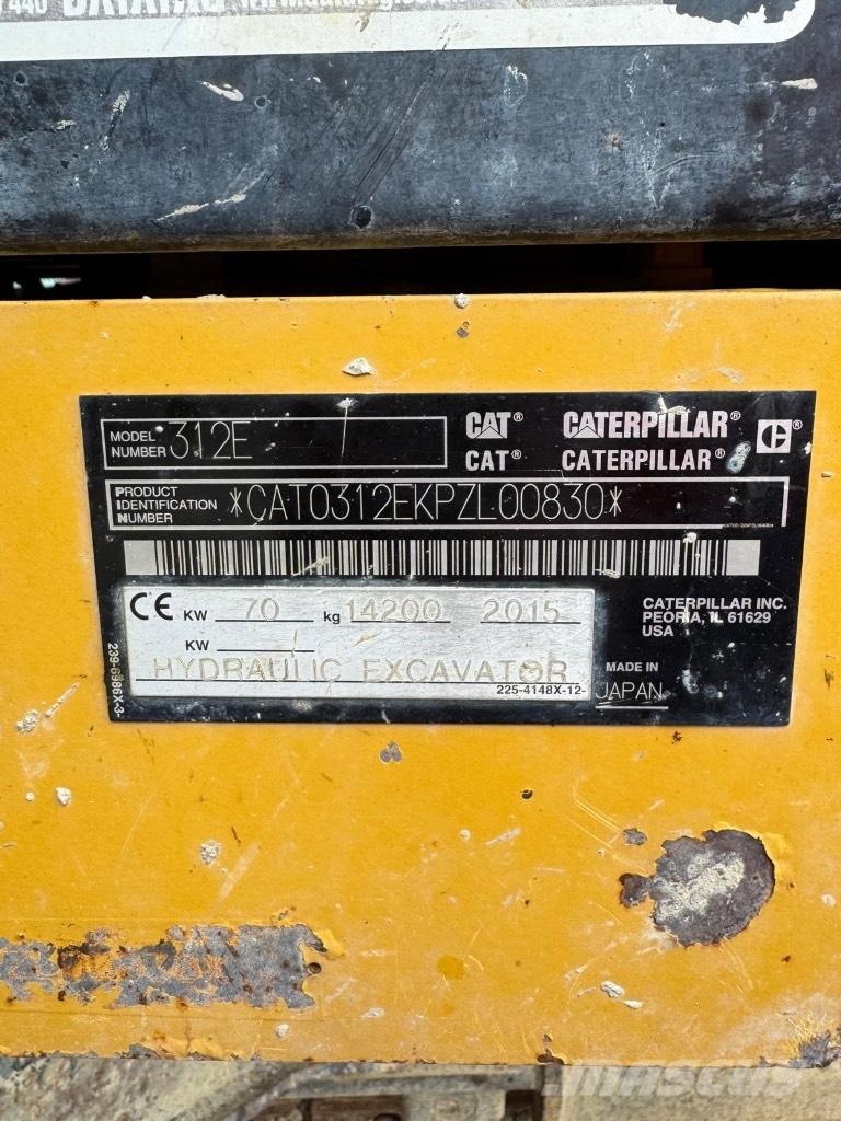 CAT 312 E Crawler excavators