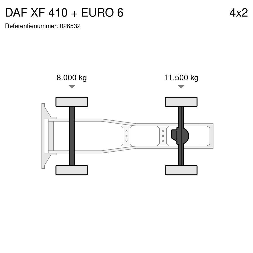 DAF XF 410 + EURO 6 Prime Movers