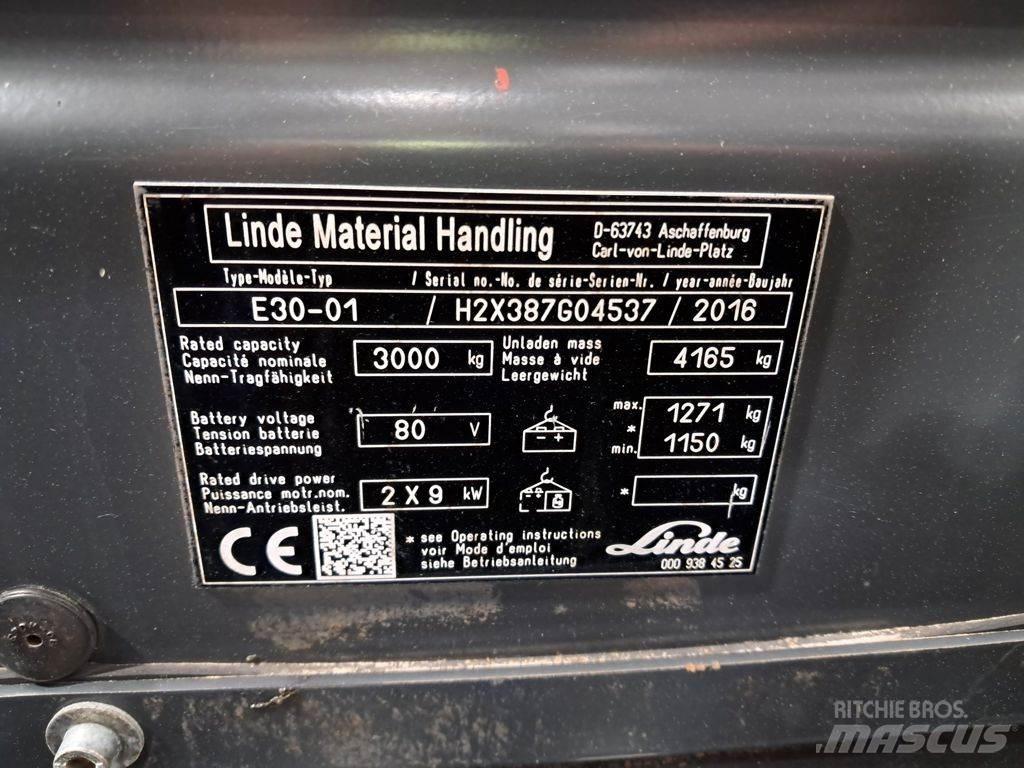 Linde E30-01 Electric forklift trucks