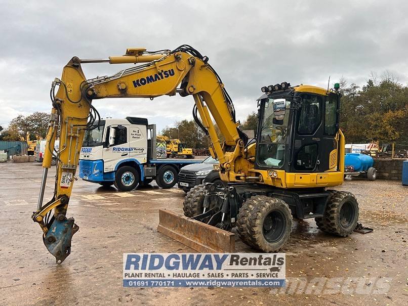 Komatsu PW 98 MR-11 Wheeled excavators