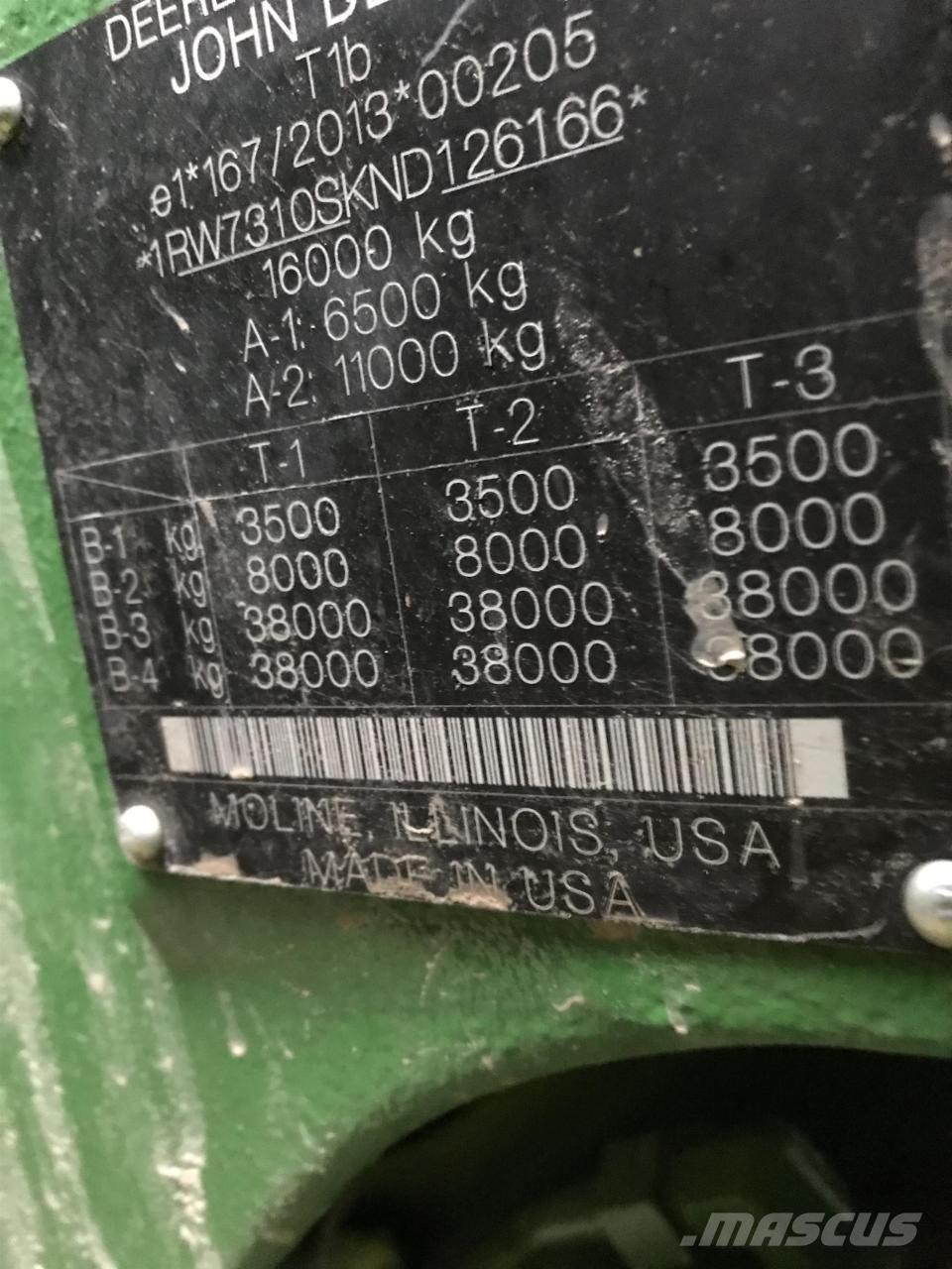 John Deere 7R 310 Tractors