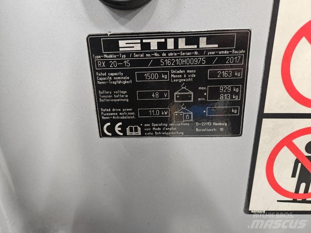 Still RX 20-15 Electric forklift trucks