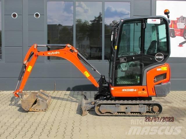 Kubota KX 018-4 Mini excavators < 7t (Mini diggers)