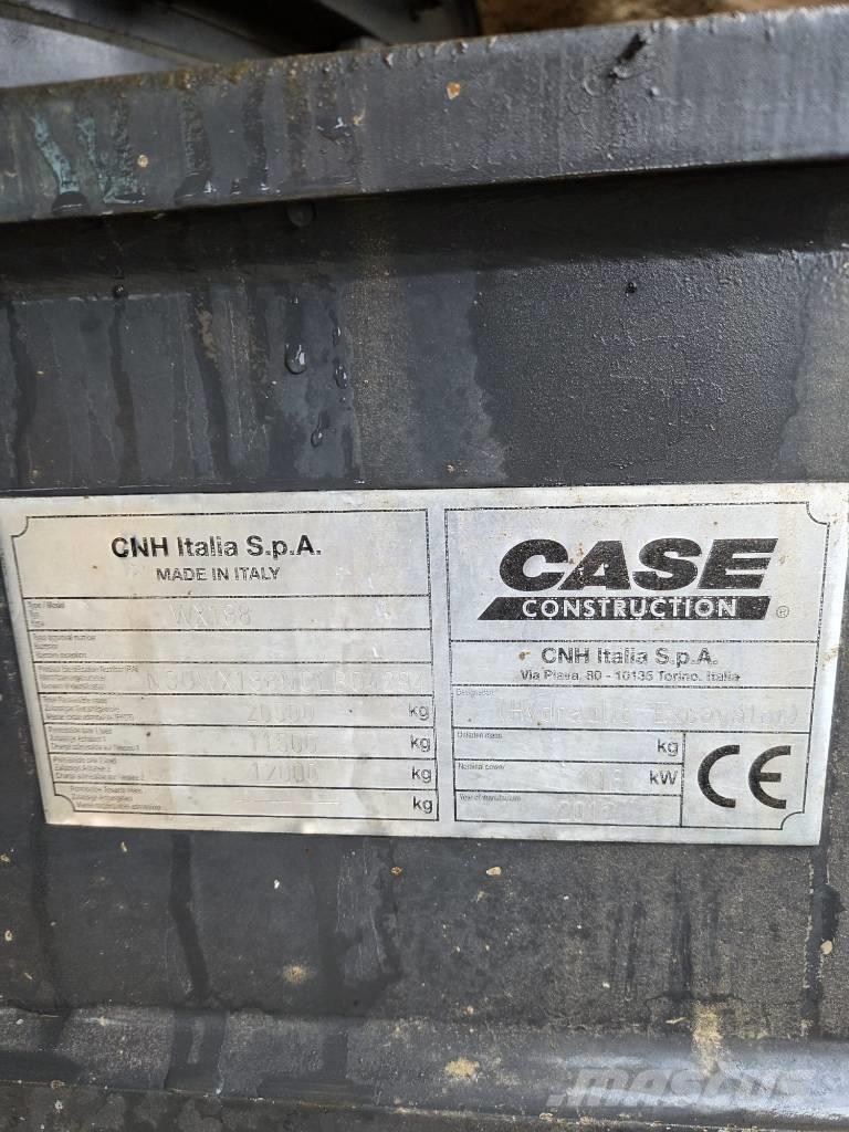 CASE WX 188 Special excavators