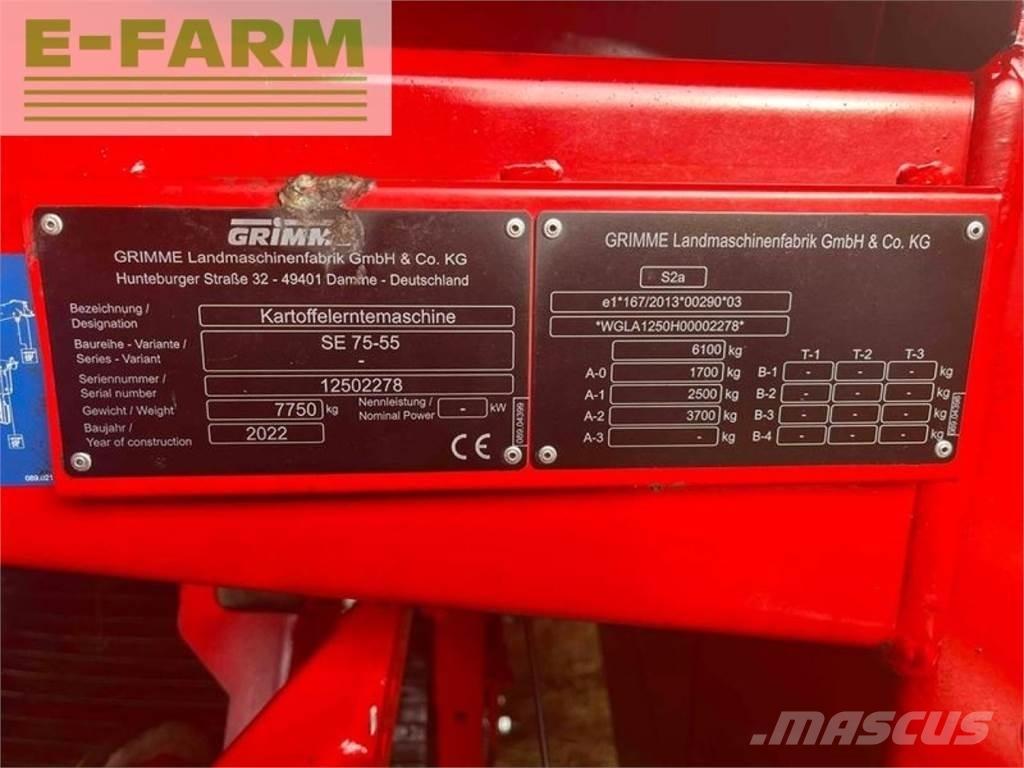 Grimme se 75-55 sb Potato harvesters