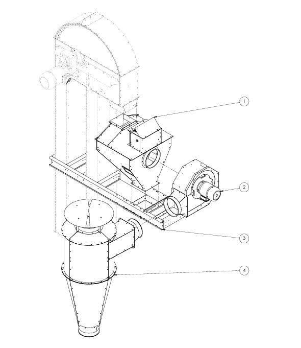  Aspiration PPA60 Grain cleaning equipment