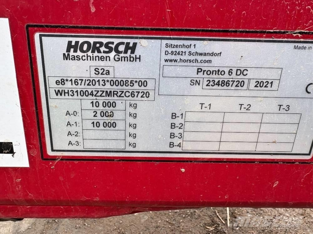 Horsch Pronto 6 DC Combination drills