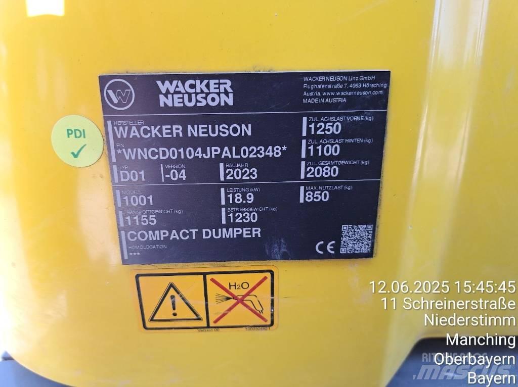 Wacker Neuson 1001 Site dumpers
