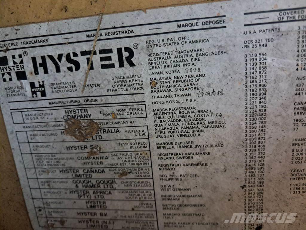 Hyster H2.50J Diesel trucks