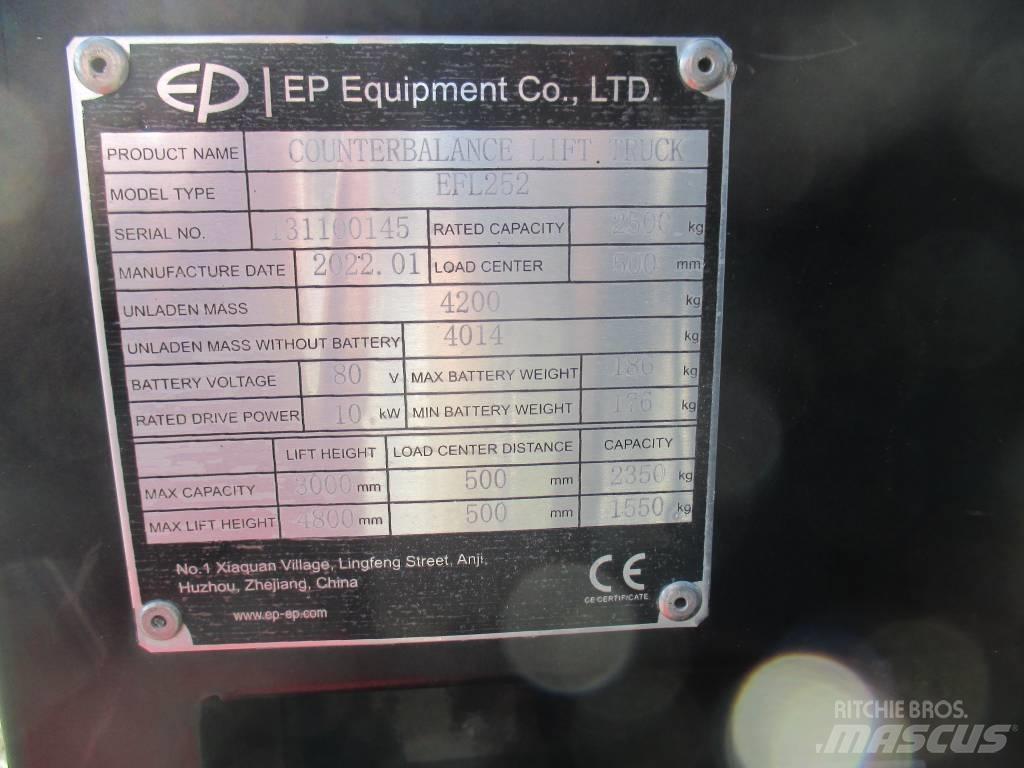 EP EFL 252 Electric forklift trucks