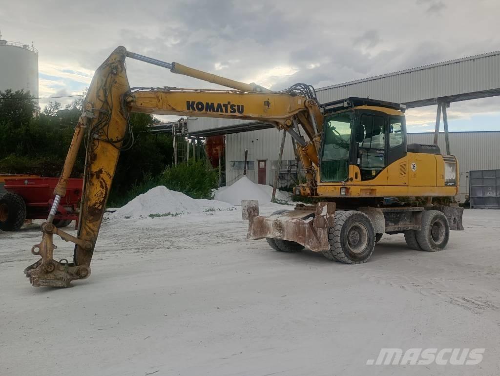 Komatsu PW 200-7 Wheeled excavators