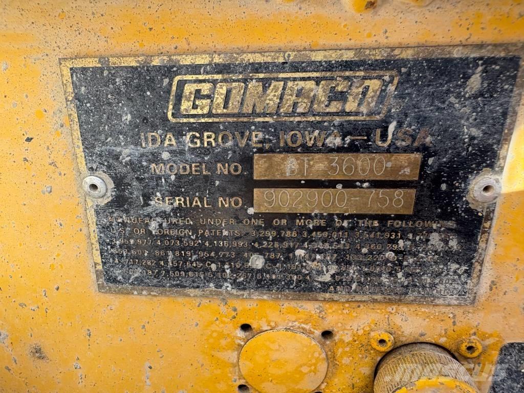 Gomaco GT 3600 Concrete pavers