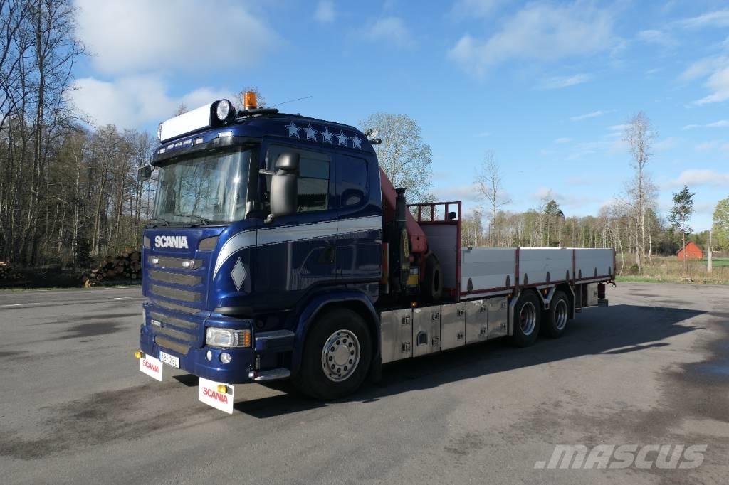 Scania G450 6x2 Truck mounted cranes