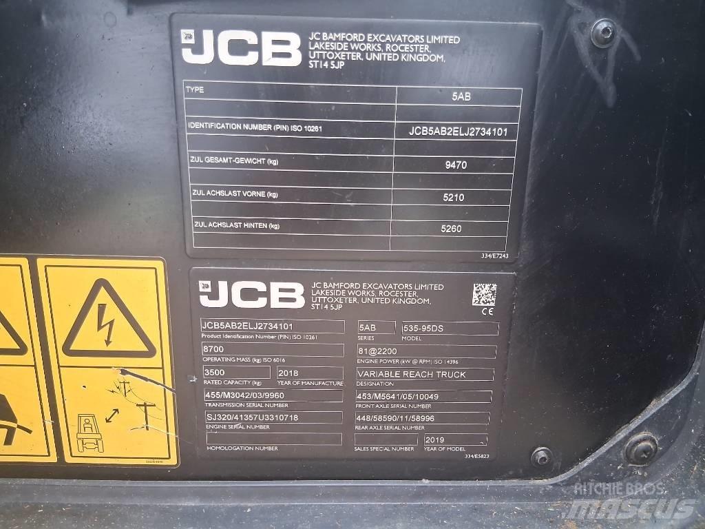JCB 535-95 Telescopic wheel loaders