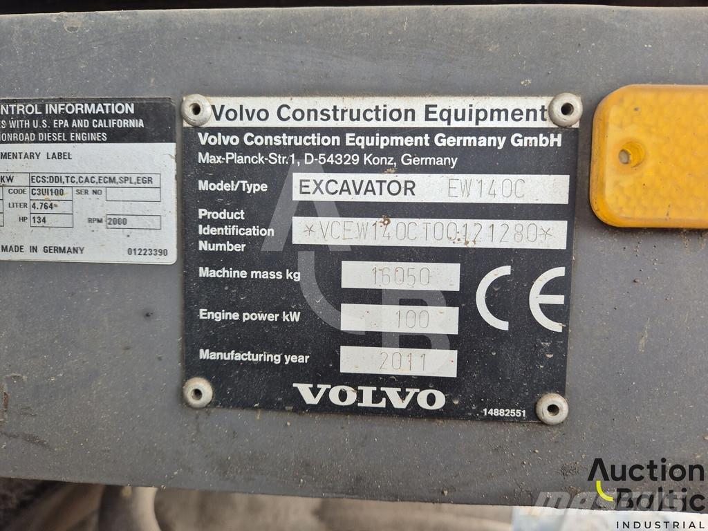 Volvo EW 140 C Wheeled excavators