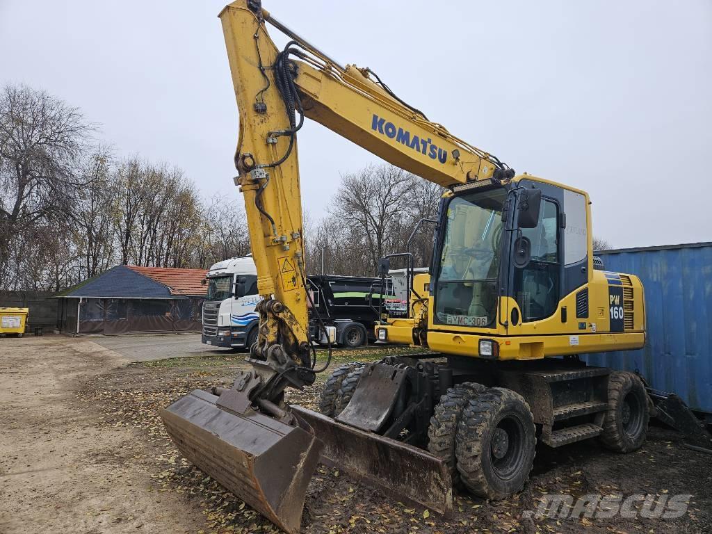 Komatsu PW 160-8 Wheeled excavators