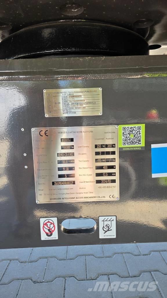 Zoomlion ZA 20 J Articulated boom lifts