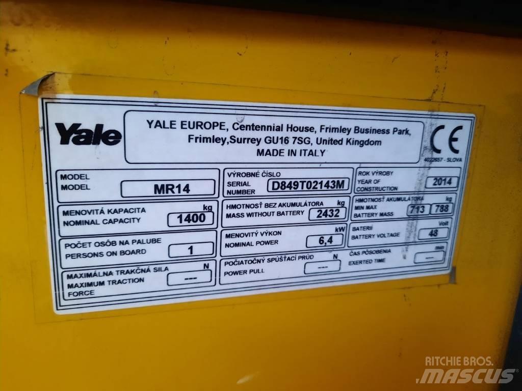 Yale MR14 Reach truck