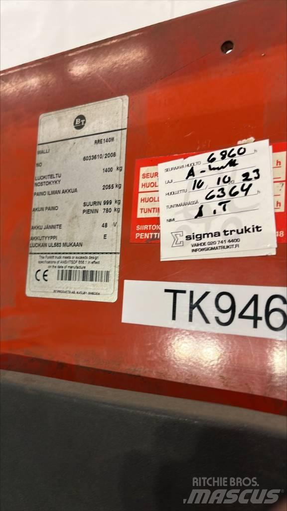 BT RR E 140 M Reach truck