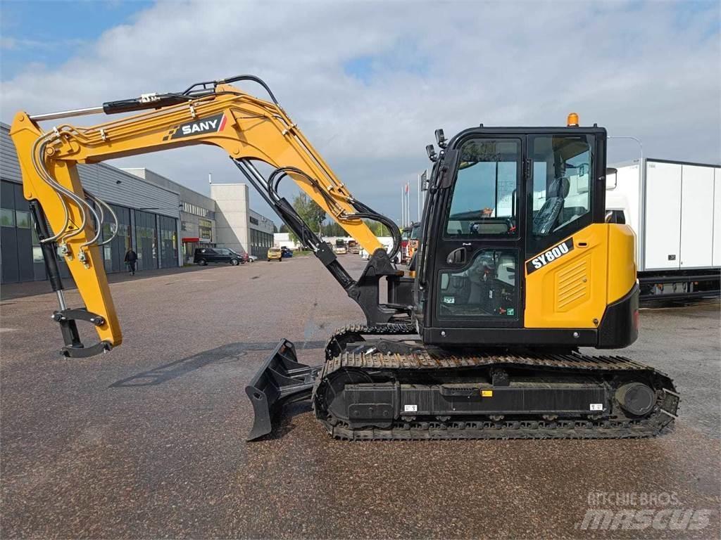 Sany SY80U Mini excavators  7t - 12t