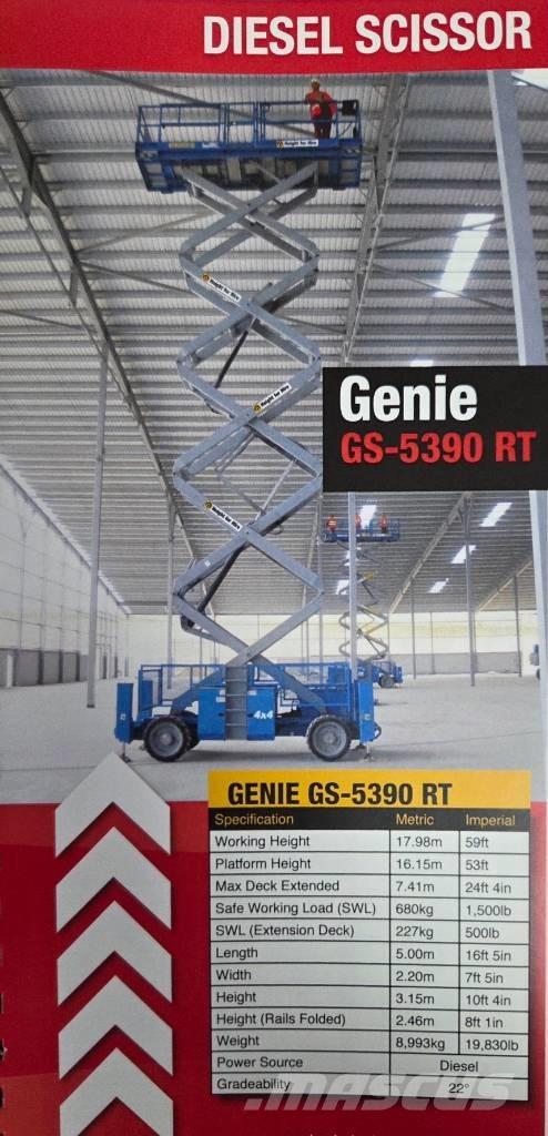 Genie GS 5390 RT Scissor lifts