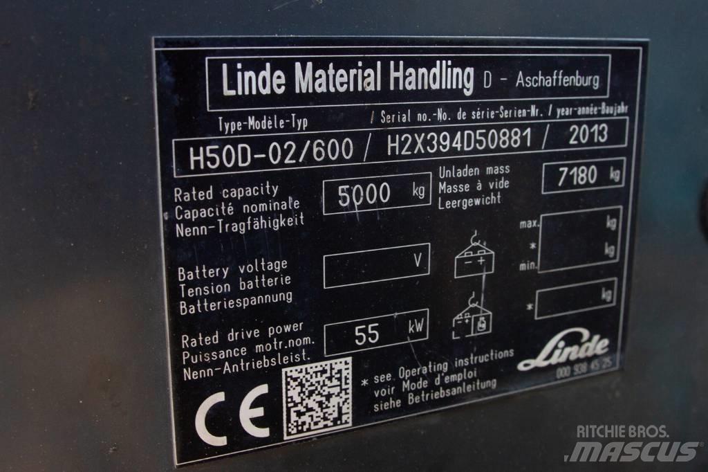 Linde H50D-02/600 Diesel trucks
