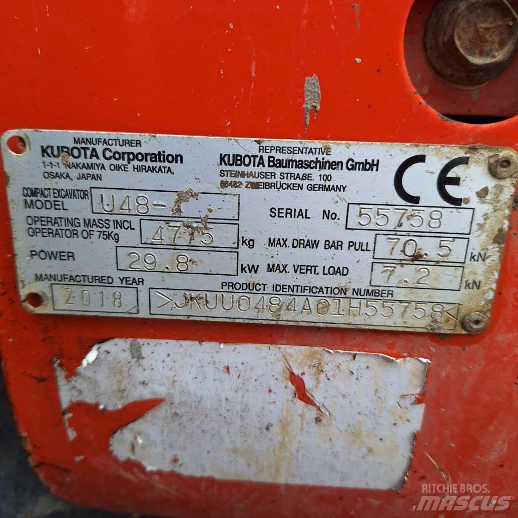 Kubota U 48-4 Mini excavators < 7t (Mini diggers)