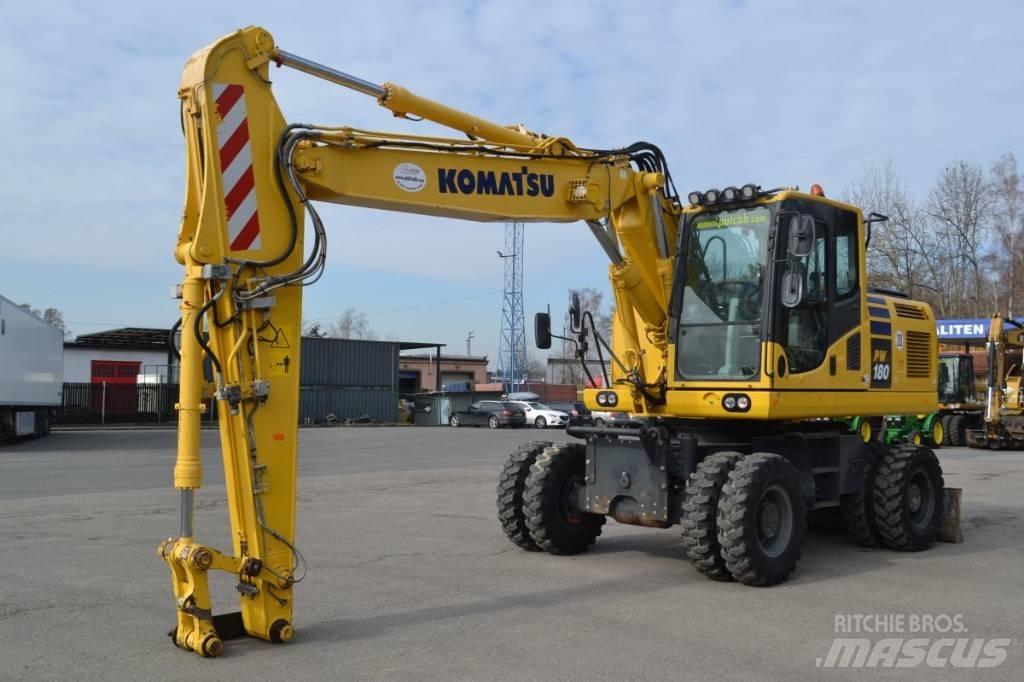 Komatsu PW 180-10 Wheeled excavators