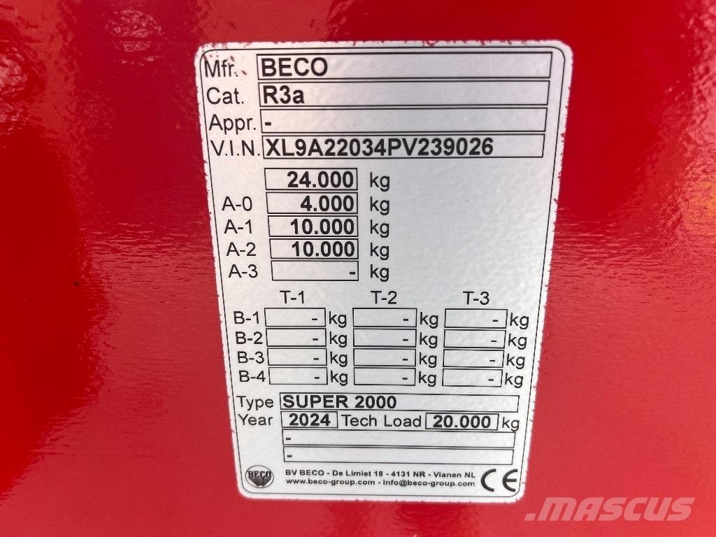 Beco Super 2000 Tipper trucks