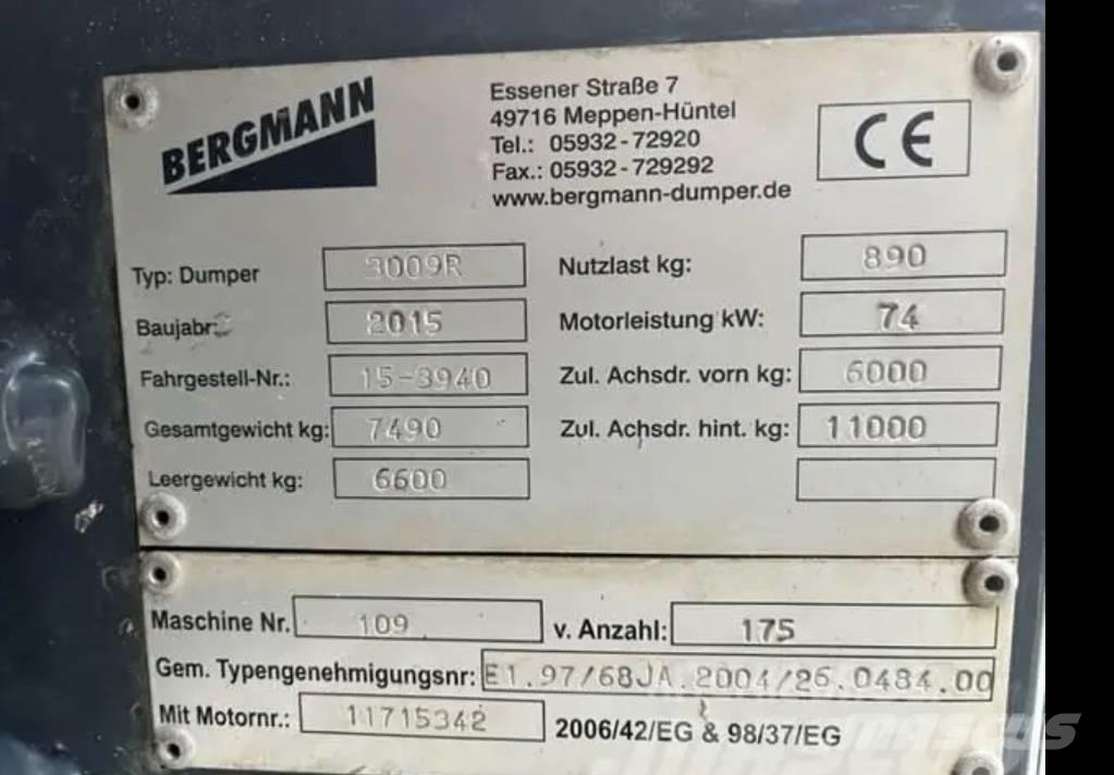 Bergmann Dumper Articulated Haulers