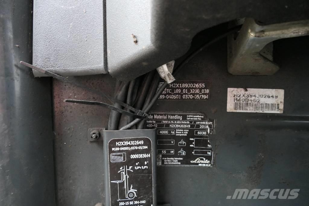 Linde H 40 D-02 Diesel trucks
