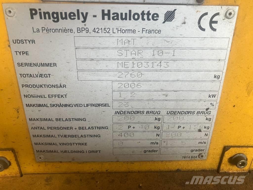 Haulotte Star 10 Used Personnel lifts and access elevators