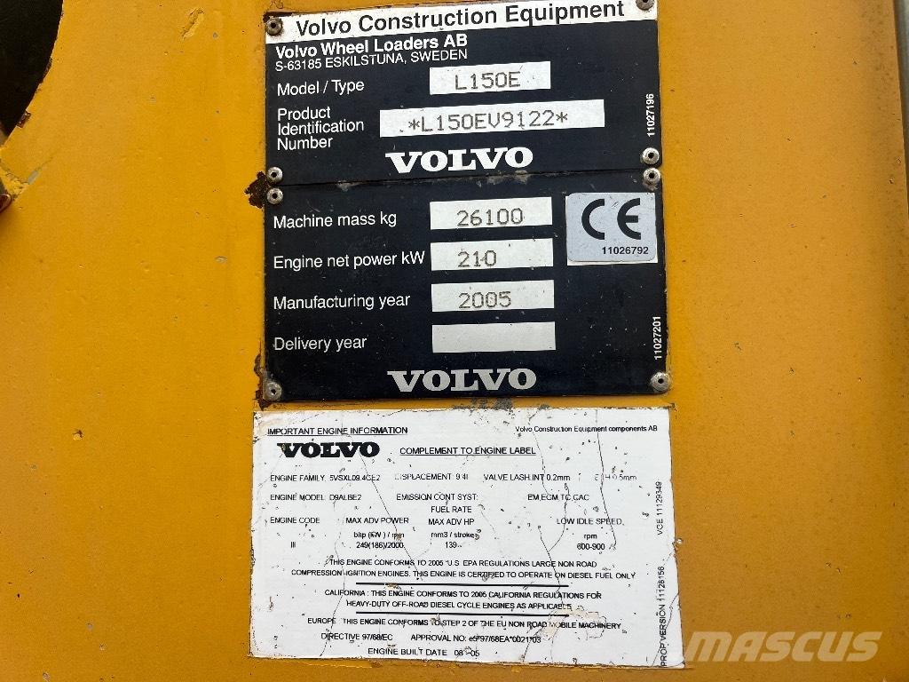 Volvo L 150 E Wheel loaders