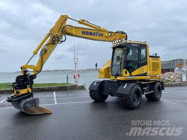 Komatsu PW168-11 Wheeled excavators