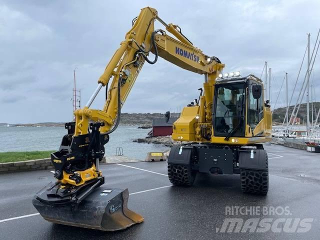Komatsu PW168-11 Wheeled excavators