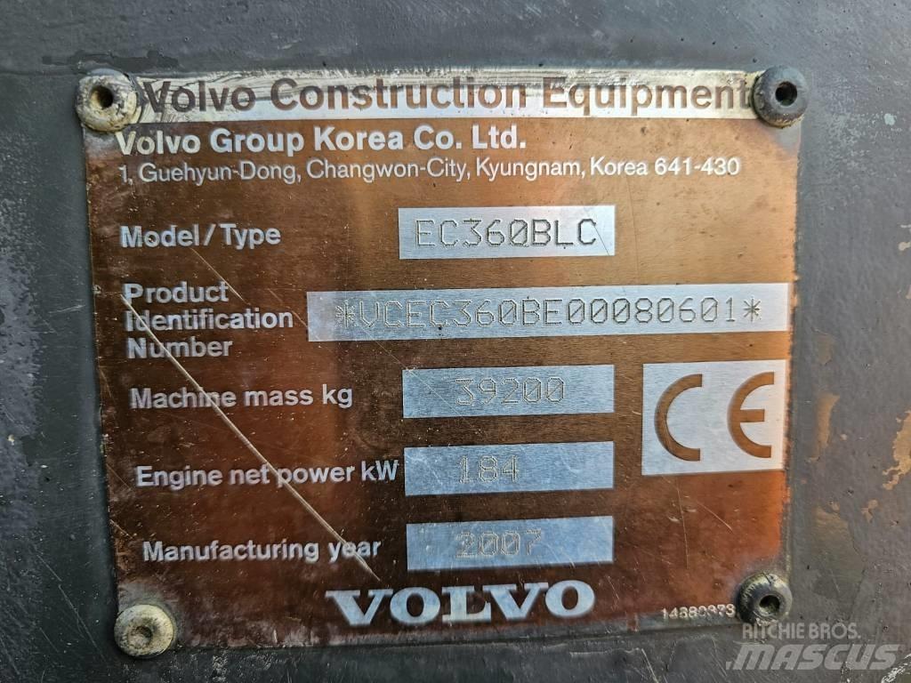 Volvo EC 360 B LC Crawler excavators