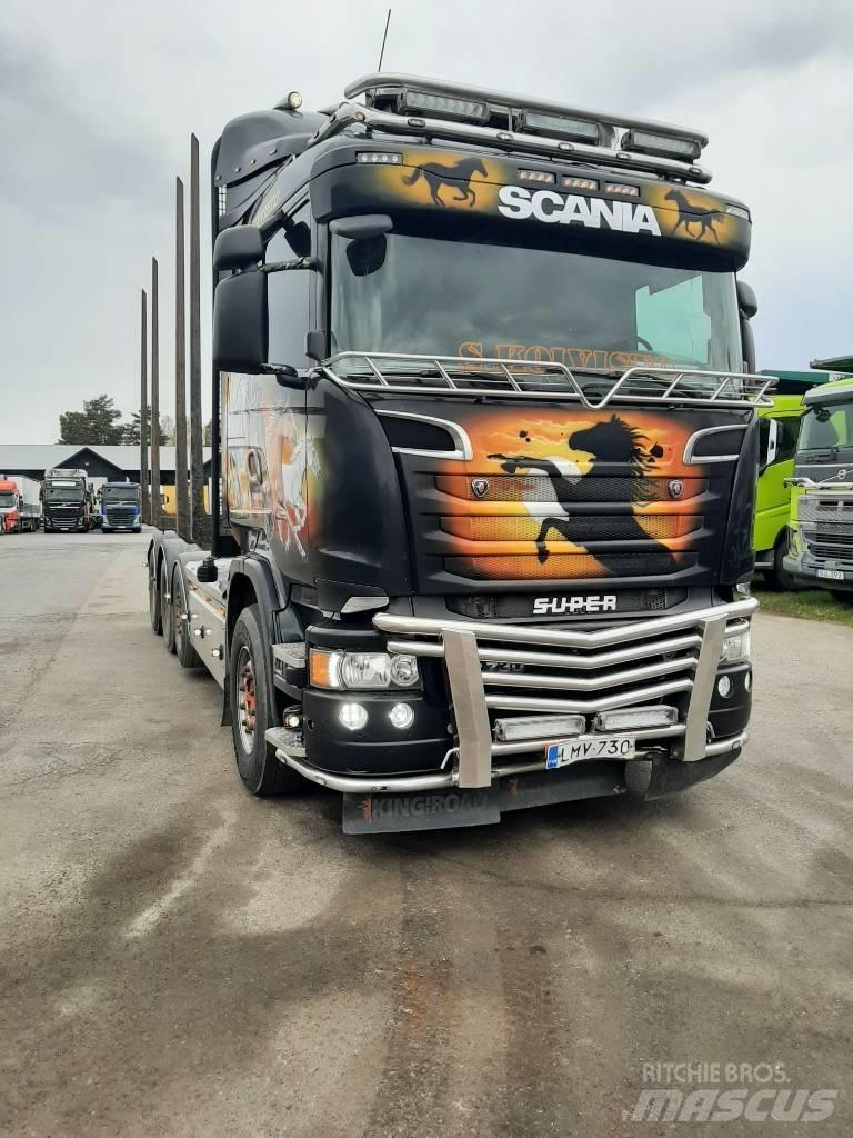 Scania R 730 Timber trucks