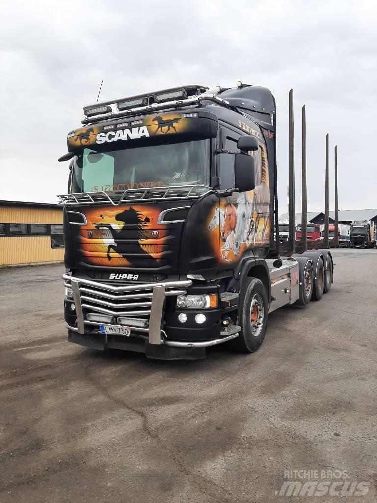 Scania R 730 Timber trucks