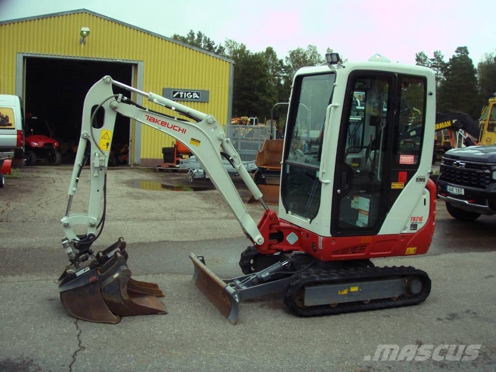 Takeuchi TB 216 Mini excavators < 7t (Mini diggers)