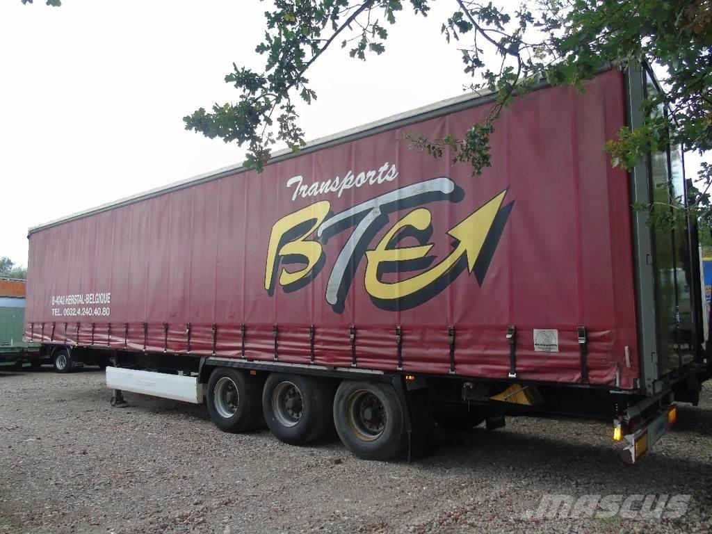 Krone 3x BPW + COIL Curtain sider semi-trailers