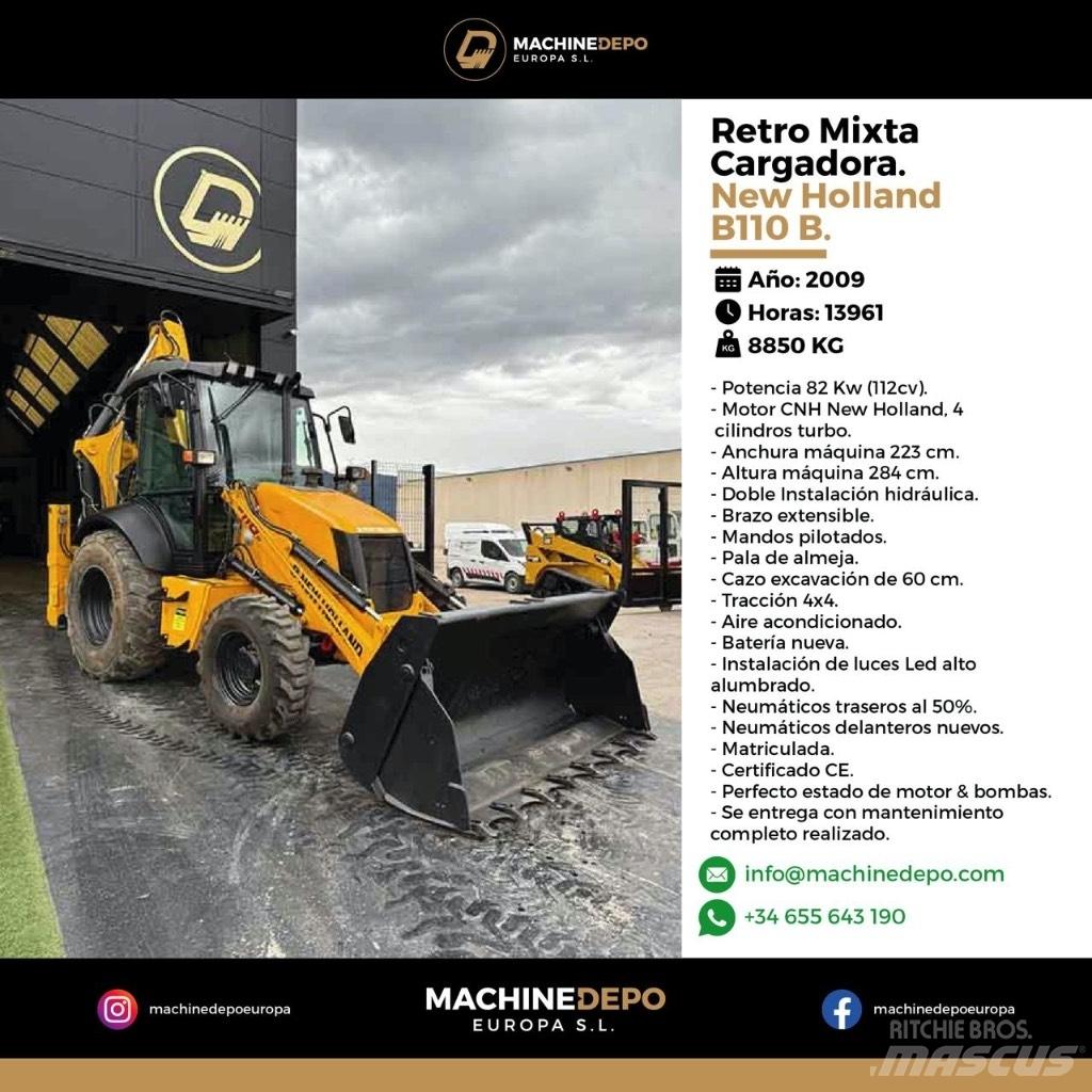 New Holland B 110 B Backhoe