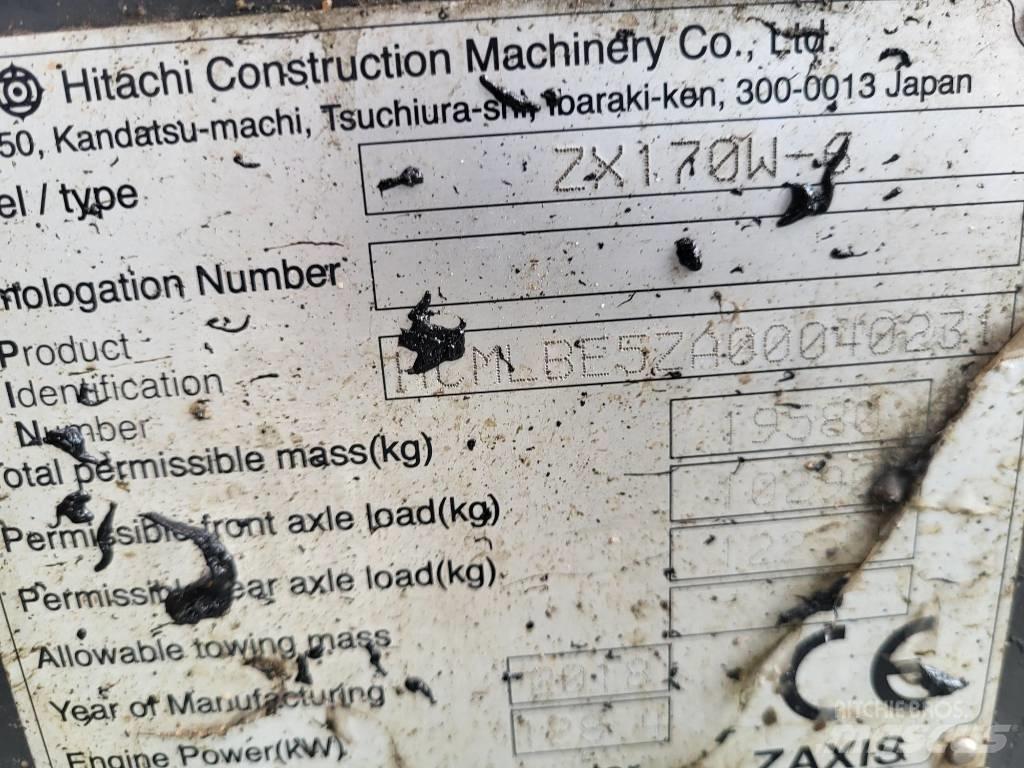 Hitachi ZX170W-6 Wheeled excavators
