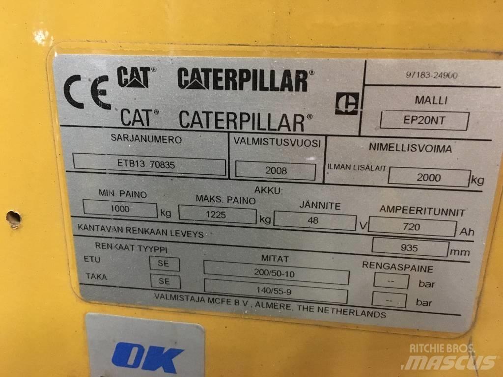 CAT EP 20 NT Electric forklift trucks