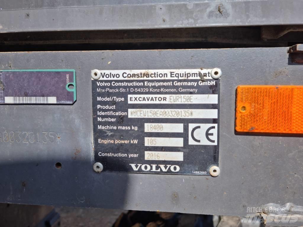 Volvo EWR 150 E Wheeled excavators