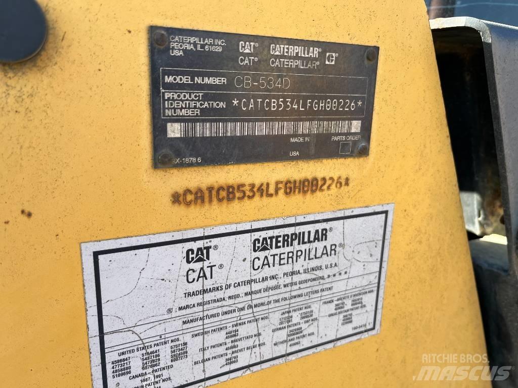 CAT CB 534 D Twin drum rollers