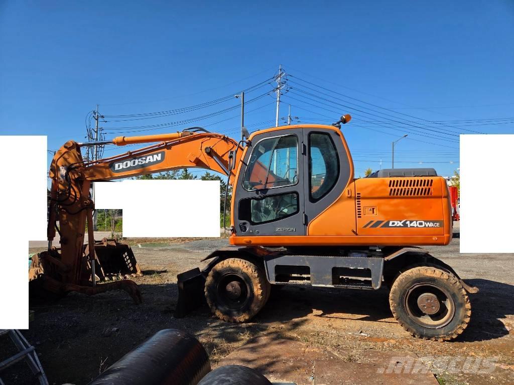 Doosan DX140WACE Wheeled excavators