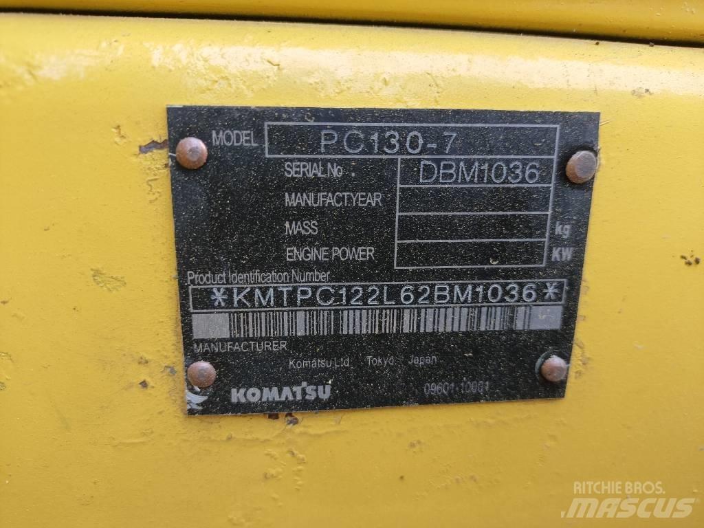 Komatsu PC130 Crawler excavators