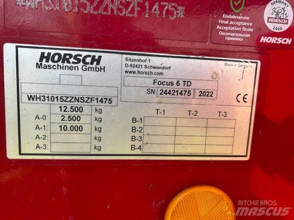 Horsch Focus 6 TD Combination drills
