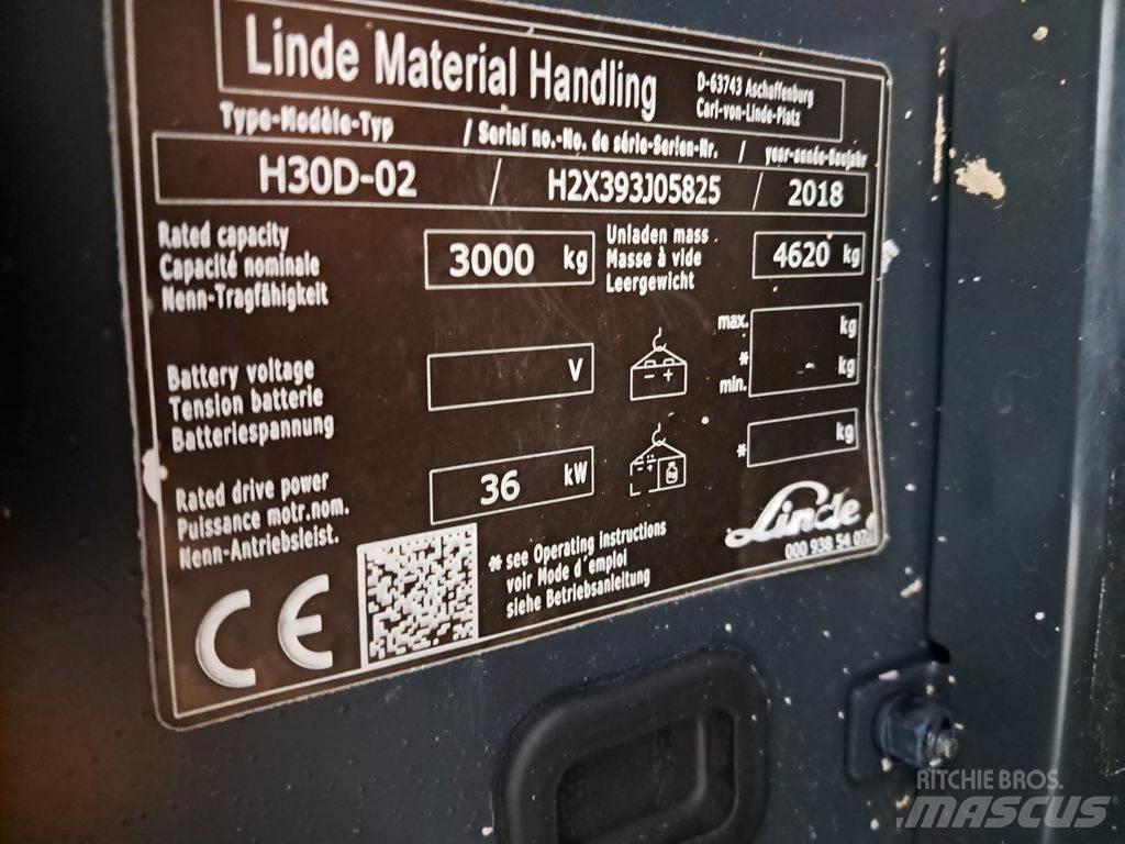 Linde H30D-02 Diesel trucks