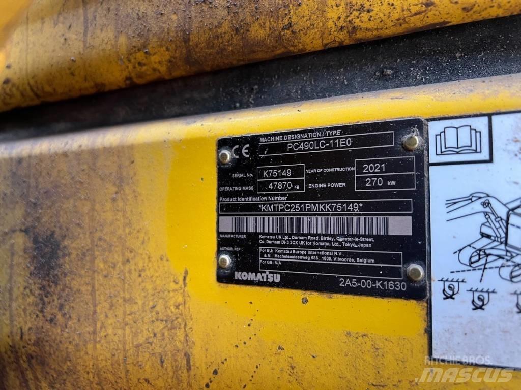 Komatsu PC490LC-11EO Crawler excavators